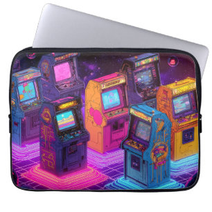 Retro Arcade Machines Laptop Sleeve
