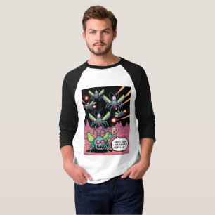 Retro Arcade Manti Aliens Pixel Art - Grappige Ver T-shirt
