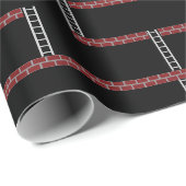 Retro Arcade Pixel Platform Ladder Ontwerp Cadeaupapier (Rol Hoek)