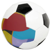 Retro Arcade Style Abstract Soccer Ball (3/4)