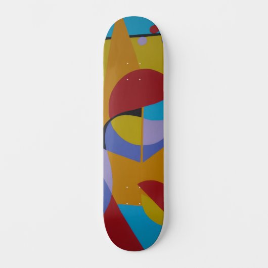 Retro Arcade Style Skateboard (Recto)