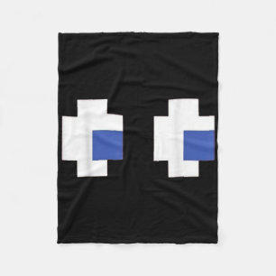 Retro arcadespel Ghost 1 Fleece Deken