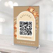 Retro Arch Roos QR Code ScanToView Menu Kaart