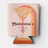 Retro Arch Sunset Bachelorette Welkom Blikjeskoeler (Voorkant)