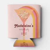 Retro Arch Sunset Bachelorette Welkom Blikjeskoeler (Achterkant)