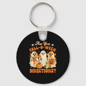 Retro Are You Fall O Ween Directions Teacher Hallo Sleutelhanger (Voorkant)