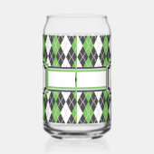 Retro Argyle Blikvorm Glas (Rechts)