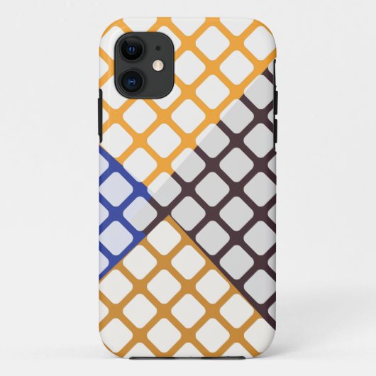 Retro Argyle Case-Mate iPhone Case (Achterkant)