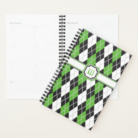 Retro Argyle Planner (Display)