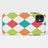 Retro Argyle Trendy Multi Case-Mate iPhone Case (Achterkant (horizontaal))