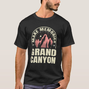 Retro Arizona Hiking Grand Canyon Nationaal Park G T-shirt