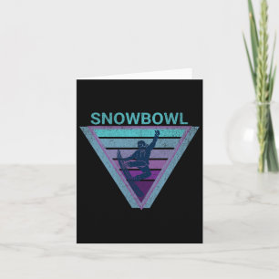 Retro Arizona Snowbowl Snowboarden voor snowboarde Kaart