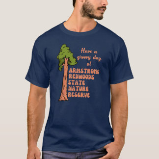 Retro Armstrong Redwoods State Natuurreservaat Ora T-shirt