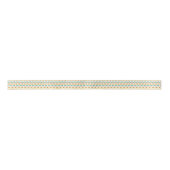 Retro Arrows Chevron Sinaasappel Blauwgroen Goud Lint (Voorkant)