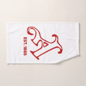 Retro arsenaal bad handdoek (Handdoek)