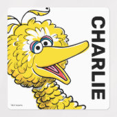 Retro Art Big Bird Labels (Design 2)