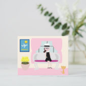 Retro Art Cartoon Breakfast met Stephanie (Staand voorkant)