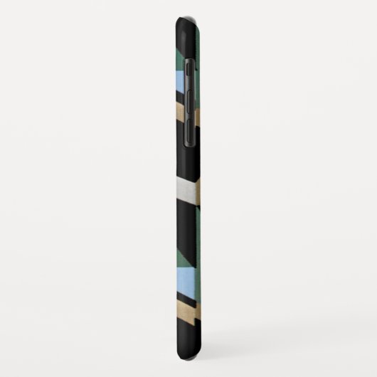 Retro Art Deco diamantdriehoekspatronen Case-Mate iPhone Case (Achterkant/links)