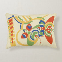 Retro Art Deco geometrische bloemposter kunst