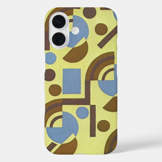 Retro Art Deco Jazz, Cirkels, Bogen Boog Patronen Case-Mate iPhone Case (Achterkant)