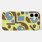 Retro Art Deco Jazz, Cirkels, Bogen Boog Patronen Case-Mate iPhone Case (Achterkant (horizontaal))