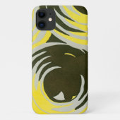 Retro Art Deco Jazz cirkels patronen Case-Mate iPhone Case (Achterkant)