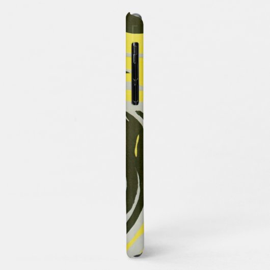 Retro Art Deco Jazz cirkels patronen Case-Mate iPhone Case (Achterkant/links)