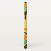 Retro Art Deco Jazz Patroonkleuren geometrische vo Case-Mate iPhone Case (Achterkant / rechts)
