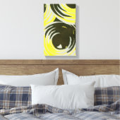 Retro Art Déco Jazz Vintages Cercles Fils Motif (Insitu(Chambre))