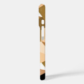 Retro Art Deco Jazz Warm Abstract Patroon Case-Mate iPhone Case (Achterkant / Links)