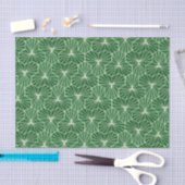 Retro Art Deco limoengroene geometrische patroon Tissuepapier (Craft)
