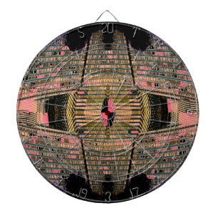 Retro Art Deco-stijl Ongebruikelijk Dart Board Dartbord
