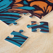 Retro art Fun time puzzle tropical (Côté)