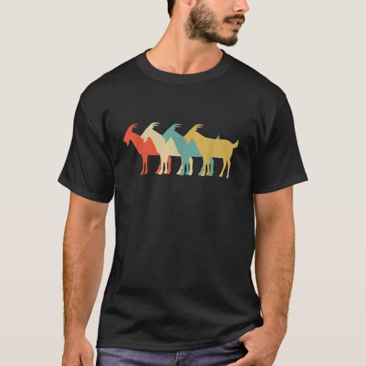  retro Art Goat Whisperer T Shirt Gift (Voorkant)