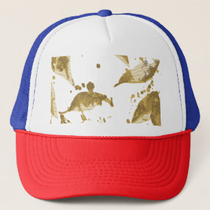 Retro Artistieke Streetwear Truckerhoed Trucker Pet