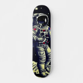 Retro Astronaut Straat Skateboard (Voorkant)