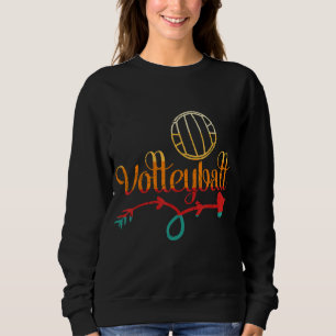 Retro Athletic Volleybal Teamsport Net Spike 15 Trui