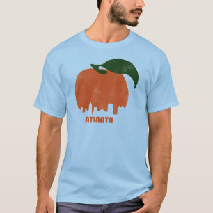 Retro Atlanta Skyline-Mannen T-shirt