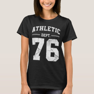 Retro Atletiek Afd 76 Klassieker 1976 Verjaardag T-shirt