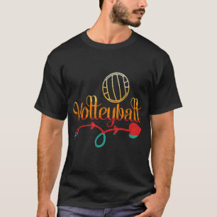 Retro Atletisch Volleybal Teamsport Net Spike 15 T-shirt