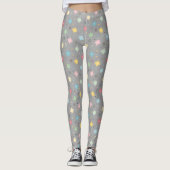Retro-atomaire starbursts leggings (Voorkant)