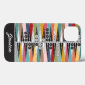 Retro Atomic Age Backgammon Case-Mate iPhone Case (Achterkant (horizontaal))