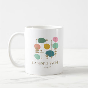 Retro Atomic Age Mid Century Modern Custom Bruilof Koffiemok