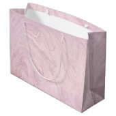 Retro Atomic Black Cat Personalized Gift Bag Groot Cadeauzakje (Achterkant Gekanteld)