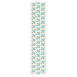 Retro Atomic Boomerang en Starbursts Table Runner Korte Tafelloper
