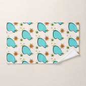 Retro Atomic Boomerang en Starbursts Towel Bad Handdoek (Handdoek)