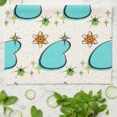 Retro Atomic Boomerang Kitchen Towels Theedoek (Gevouwen)