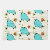Retro Atomic Boomerang Kitchen Towels Theedoek (Horizontaal)