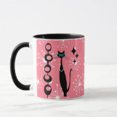 Retro Atomic Era Mid Century Modern MCM Black Cat Mok (Links)