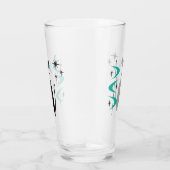 Retro Atomic Era Mid Century Modern MCM Kitty Cat Glas (Rechts)